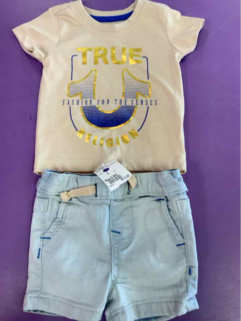 True Religion (A) Brown Infant Size 6 MO Boys 2PC Casual