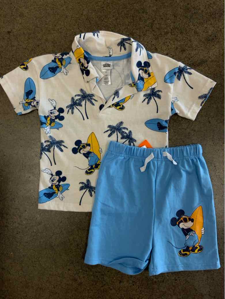 Disney (B) Blue Toddler Size 4 Boys 2PCCasual