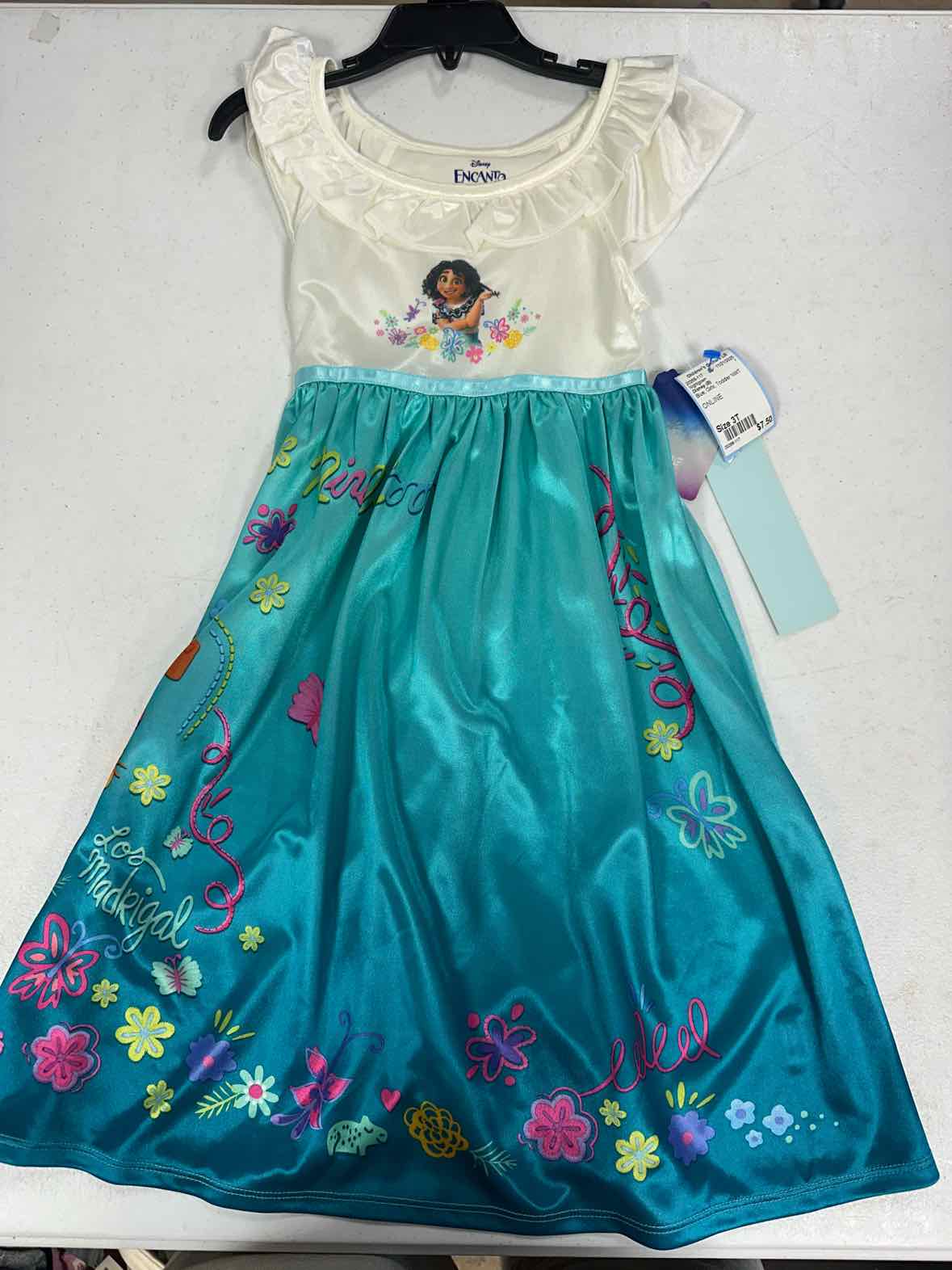 Disney (B) Blue Toddler Size 3T Girls Nightgown