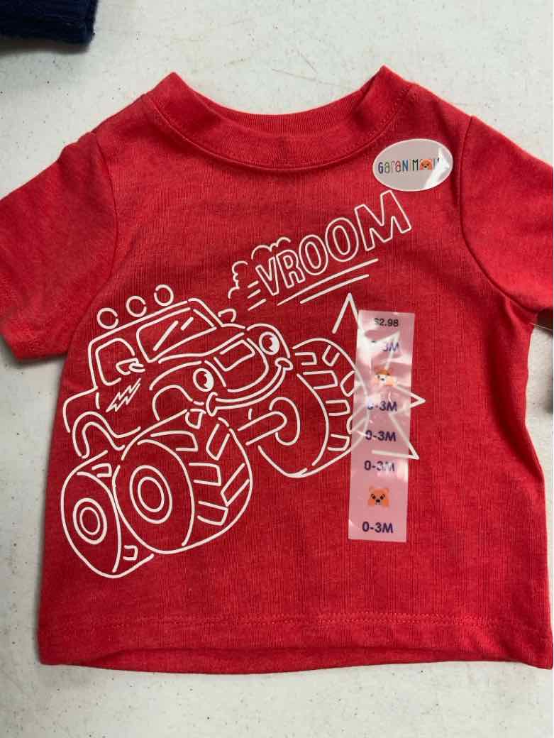 Garanimals (E) Red Infant Size 0-3 MO Boys SSTop