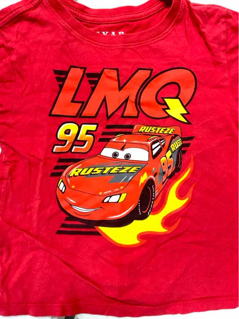 Pixar Red Toddler Size 5T Boys SSTop