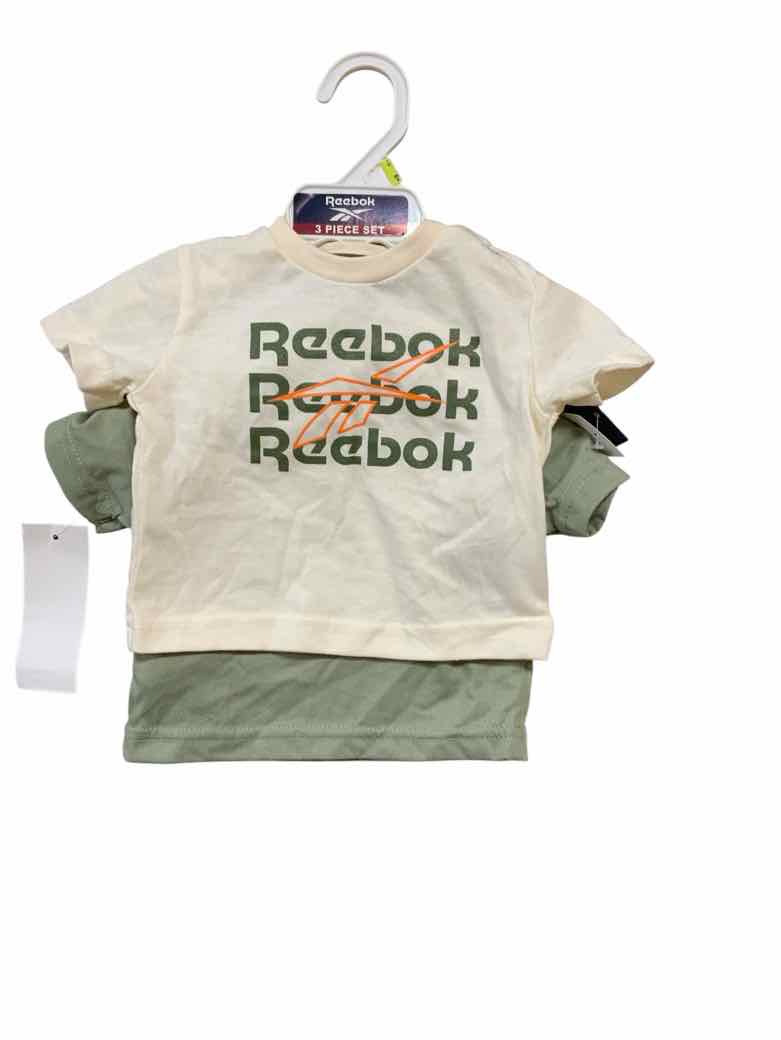 Reebok (B) Cream Infant Size 0-3 MO Boys 2PC Casual