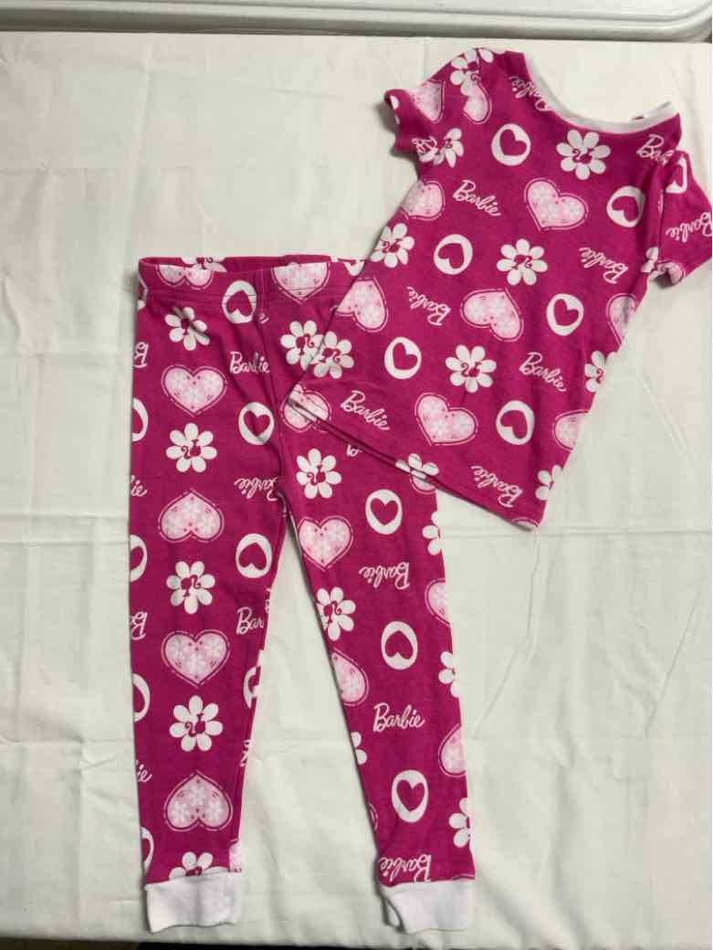 Barbie (D) Pink Toddler Size 3T Girls 2PCSleepwear