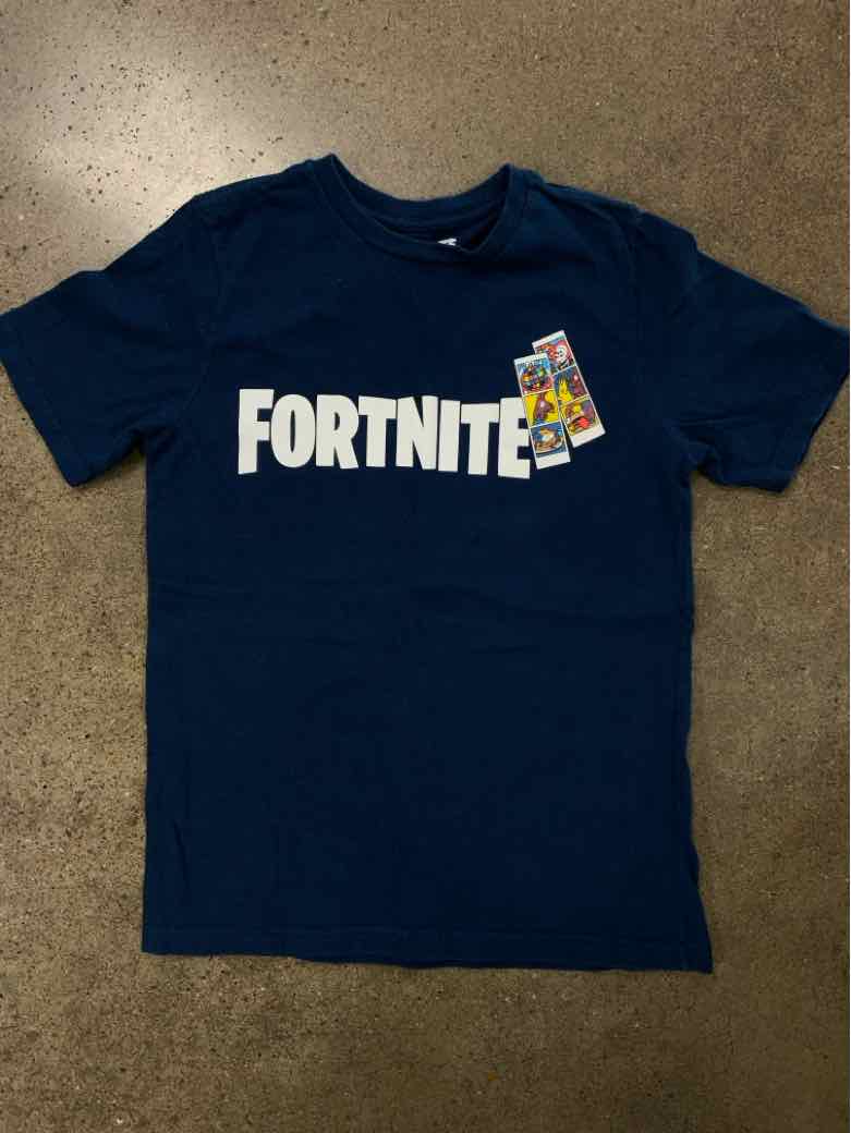 FORTNITE Navy Youth Size 12 Boys SSTop