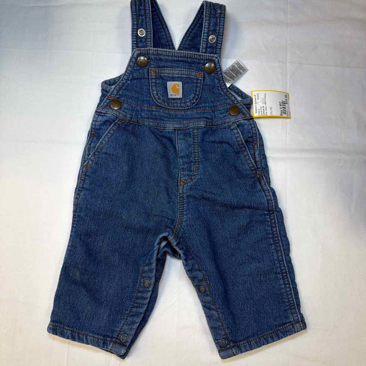 Carhartt (A) Blue Infant Size 6 MO Boys Overall Pant