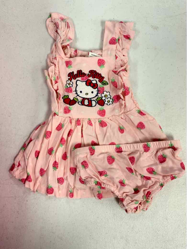 Hello Kitty (D) Pink Infant Size 3 MO Girls 2PC Casual