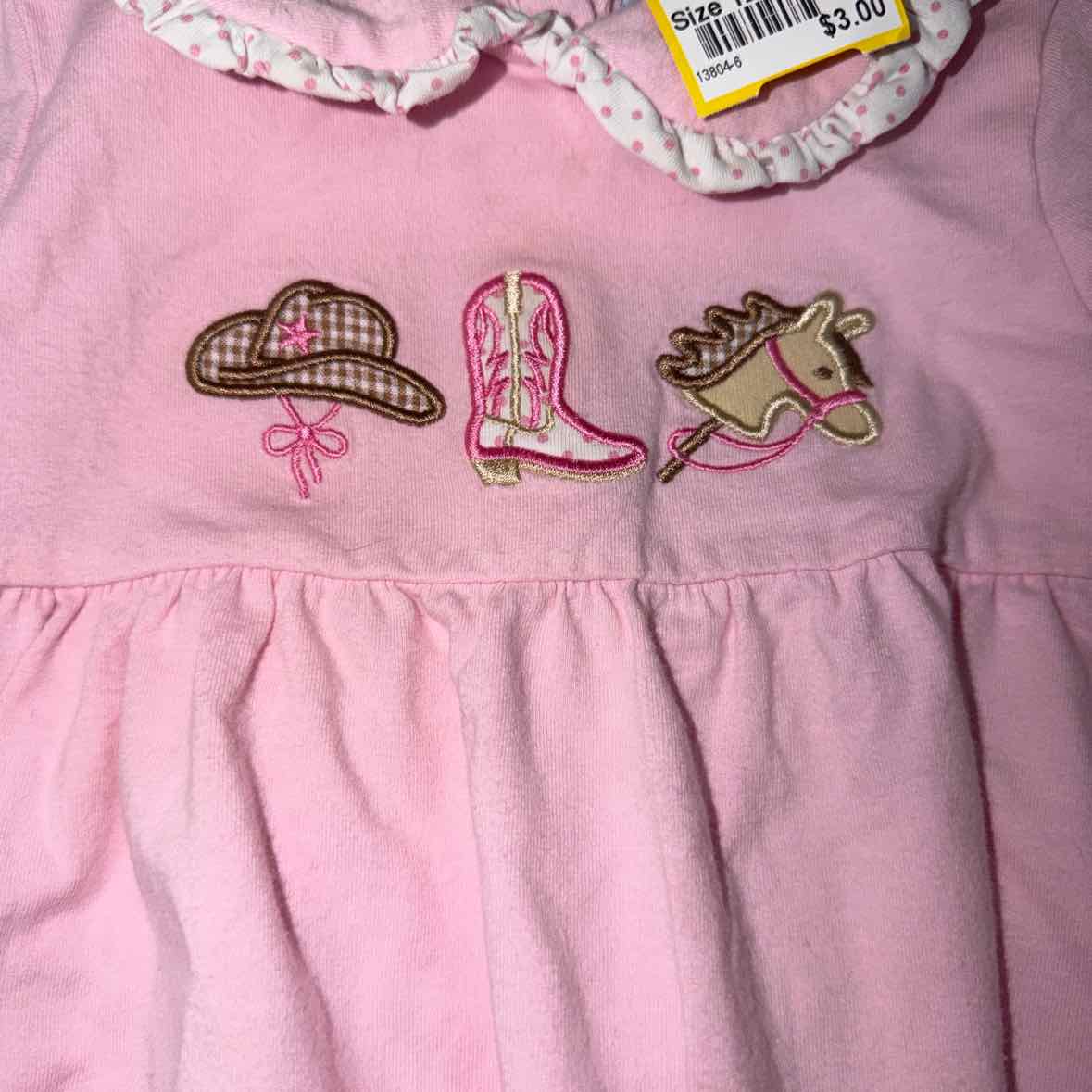 stitchy fish Pink Infant Size 12 MO Girls LSTop