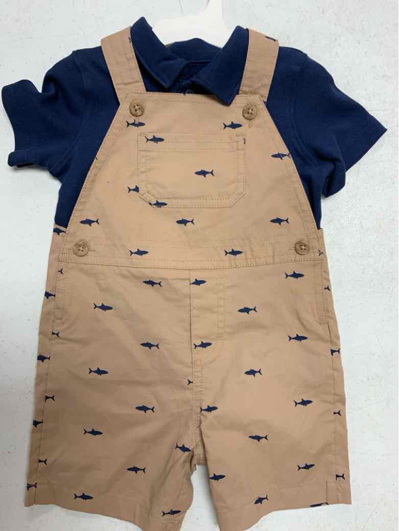 Carters (C) Navy Infant Size 12 MO Boys 2PC Casual