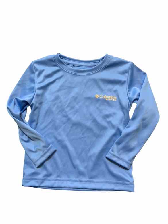 Columbia - Clothing (B) Blue Toddler Size 2T Boys LSTop