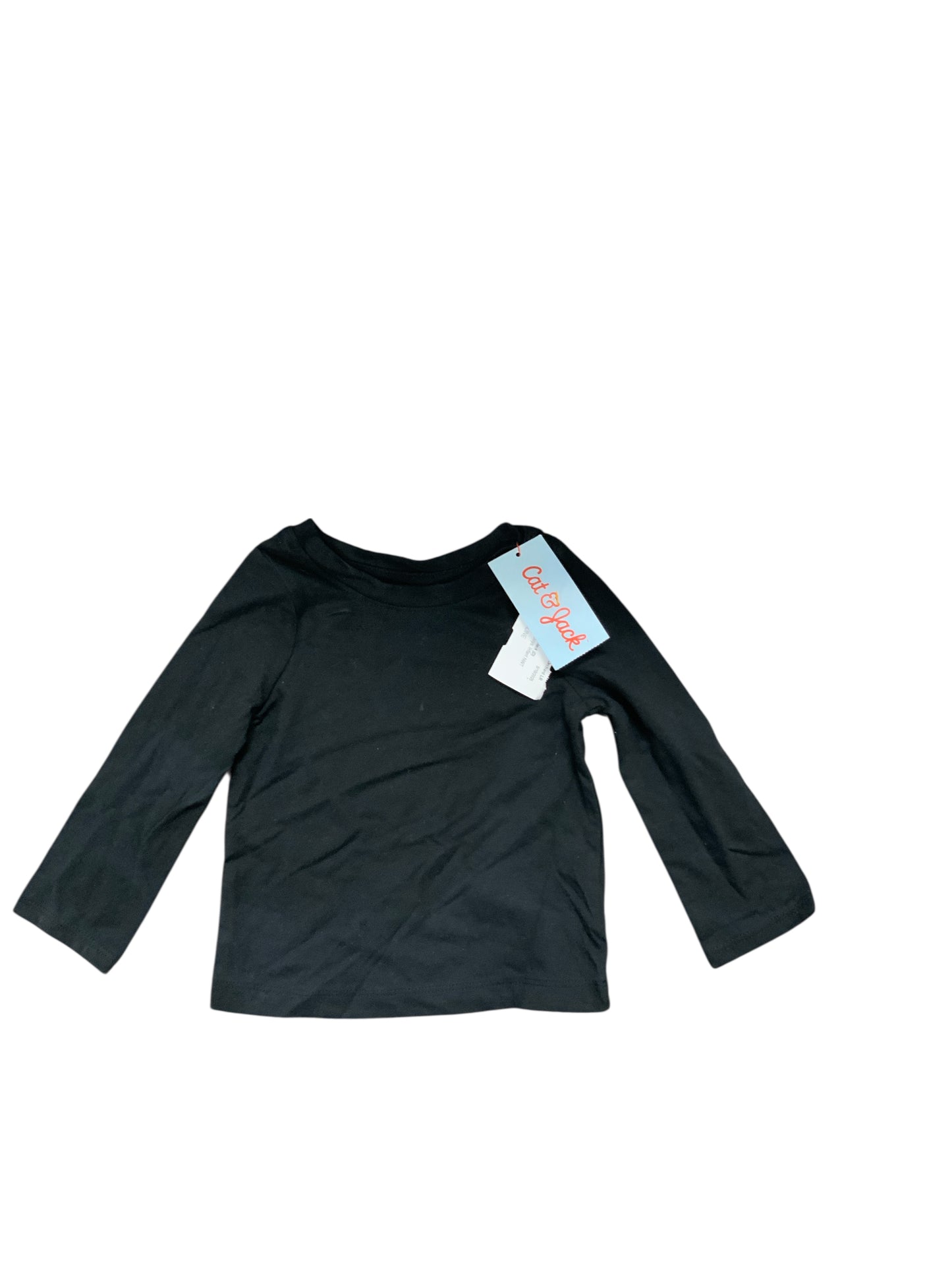 Cat and Jack (D) Black Infant Size 12 MO Boys LSTop