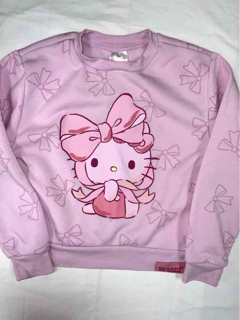 Hello Kitty (D) Pink Youth Size 8 Girls Sweatshirt