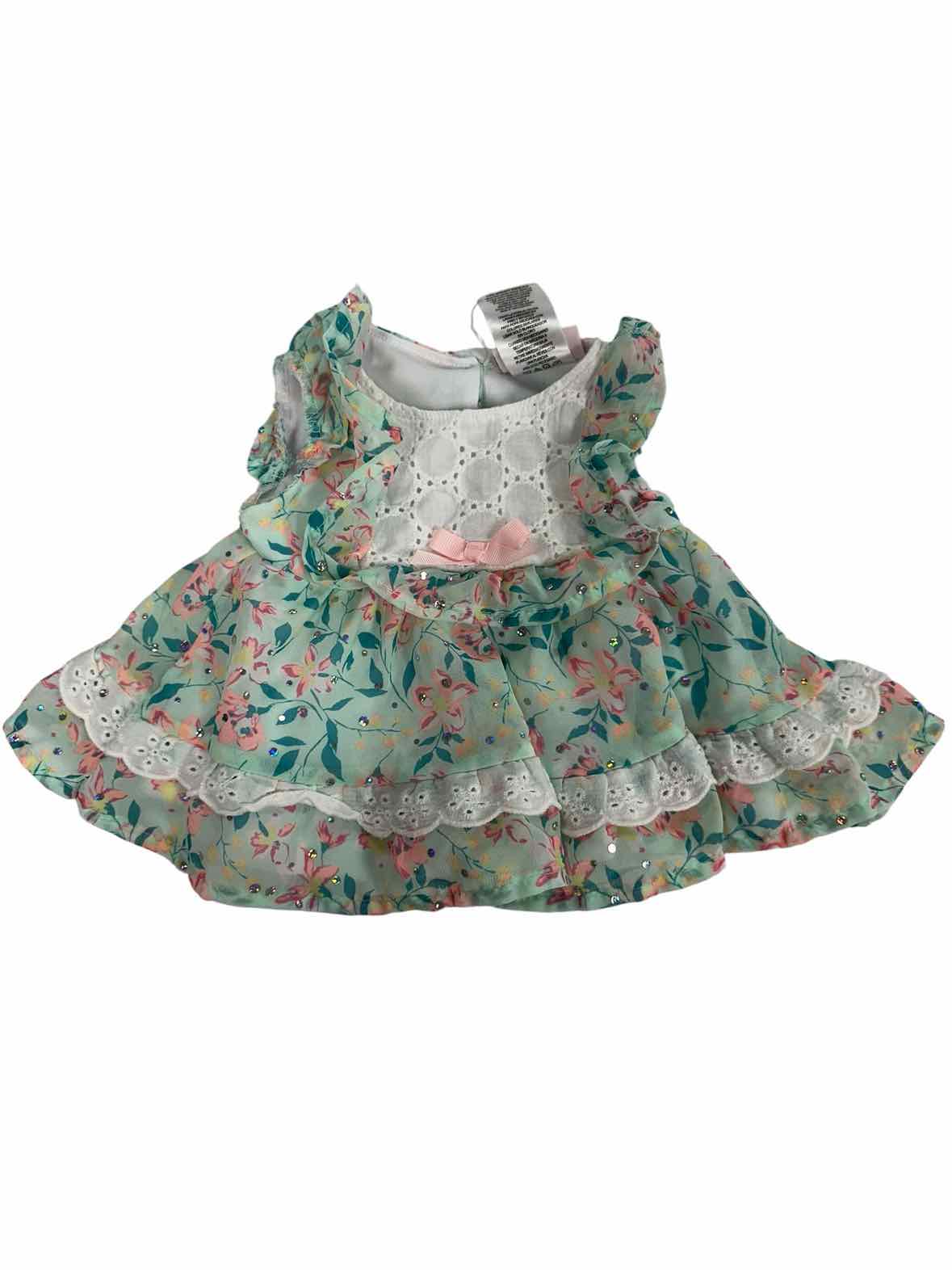 Little Lass (D) Blue Infant Size 3 MO Girls SSTop