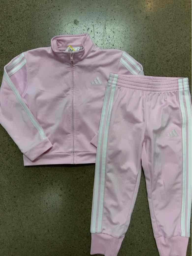 Adidas (B) Pink Toddler Size 4 Girls 2PCCasual