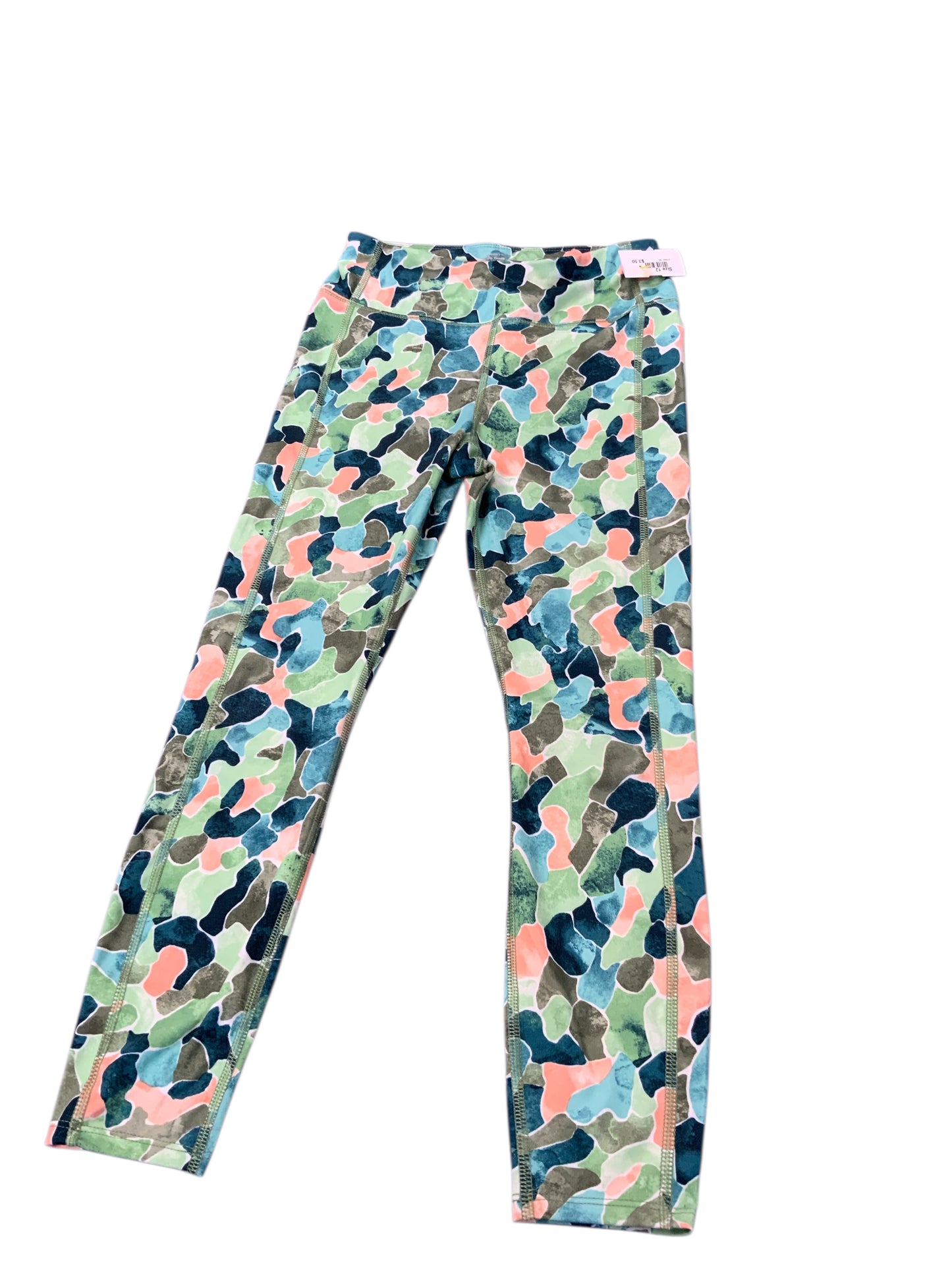 Members Mark (E) Green Youth Size 12 Girls AthleticLeggings