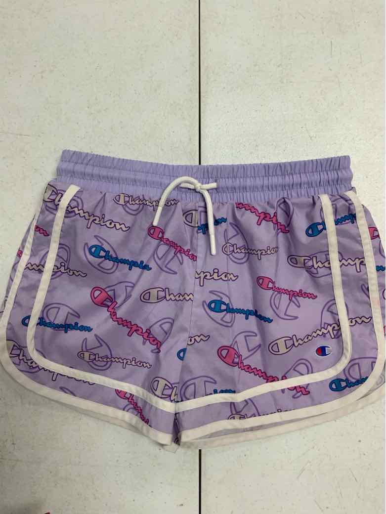 Champion (C) Purple Youth Size 12 Girls ShortAthletic