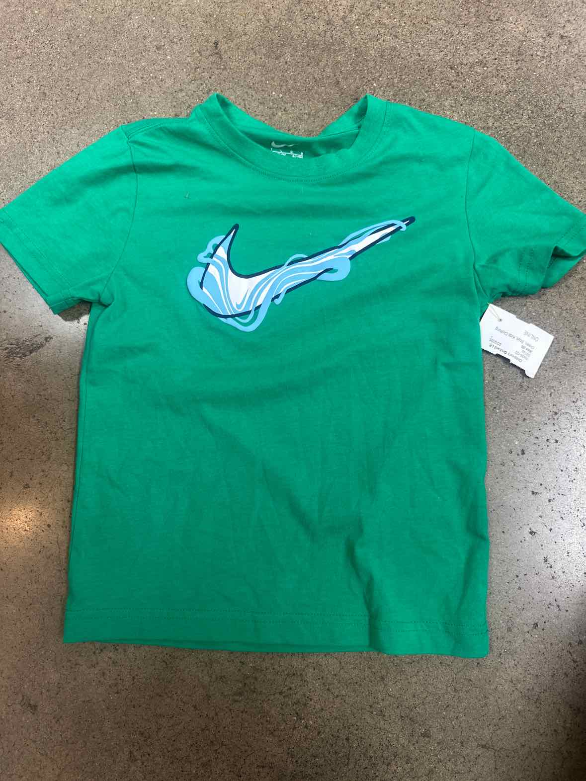 Nike (B) Green Youth Size 7 Boys SSTop