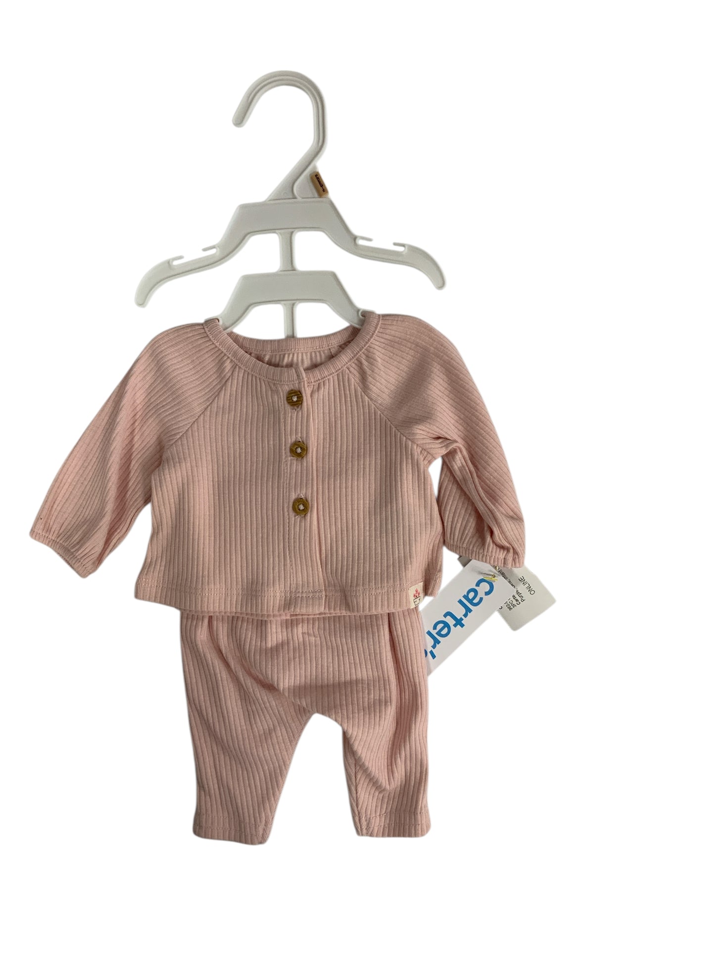 Carters (C) Purple Infant Size Preemie Girls 3PC Casual