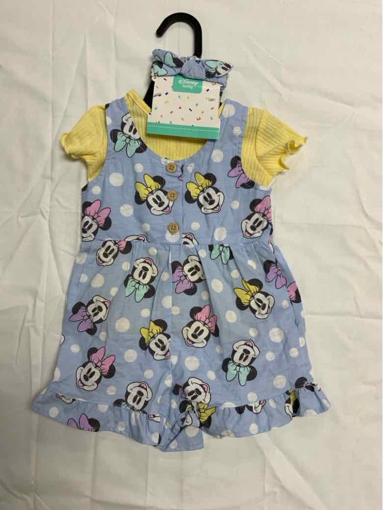 Disney (B) Blue Infant Size 9 MO Girls 2PC Casual