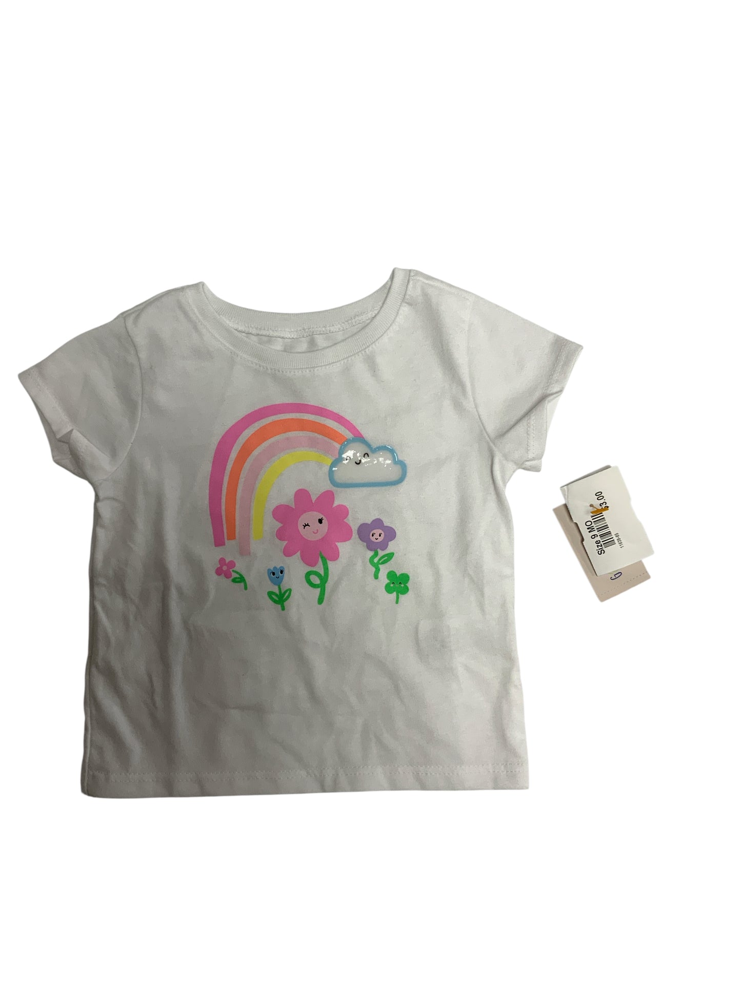 Garanimals (E) White Infant Size 9 MO Girls SSTop