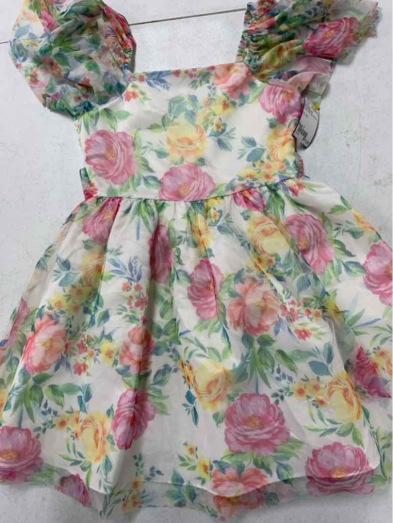Rare Editions (B) Green Youth Size 7 Girls CasualDress