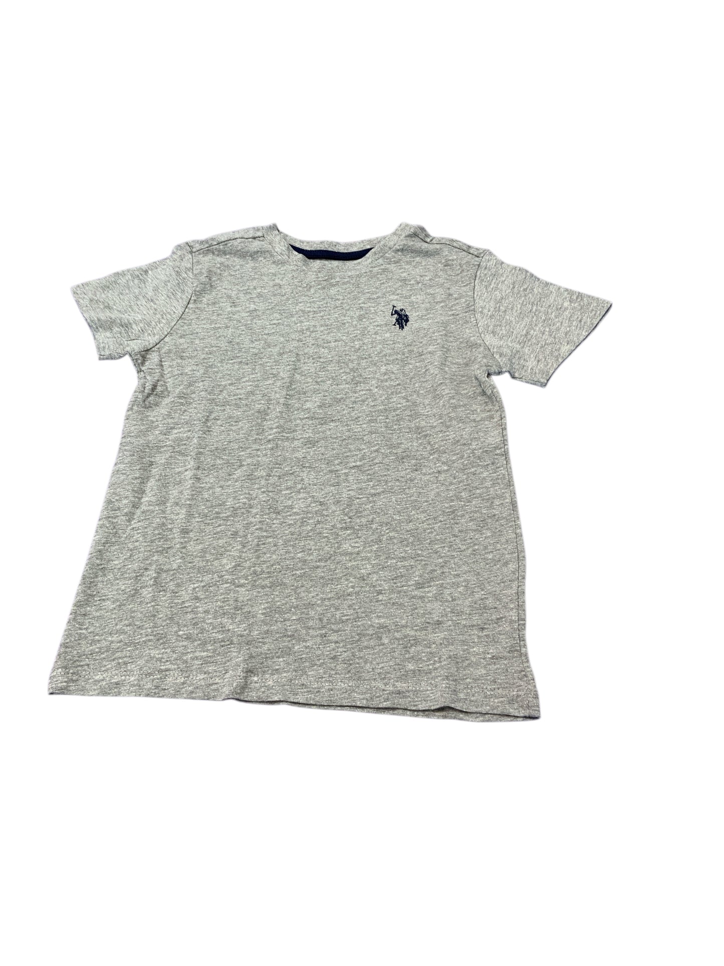 US Polo Association (C) Gray Youth Size 7 Boys SSTop