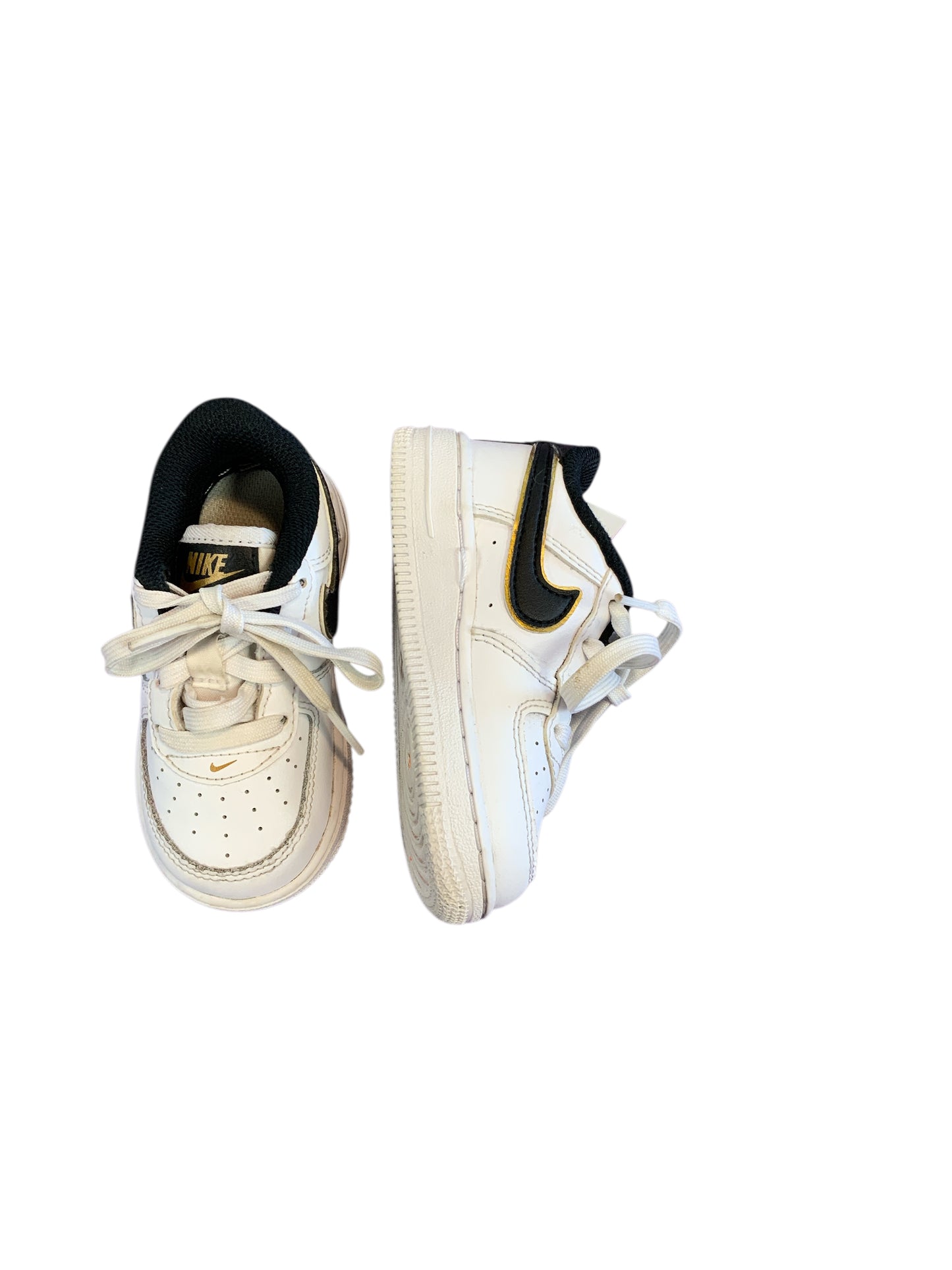 Nike (B) White Black Toddler Shoe Size 6 (Toddler) Boys Casual Shoes