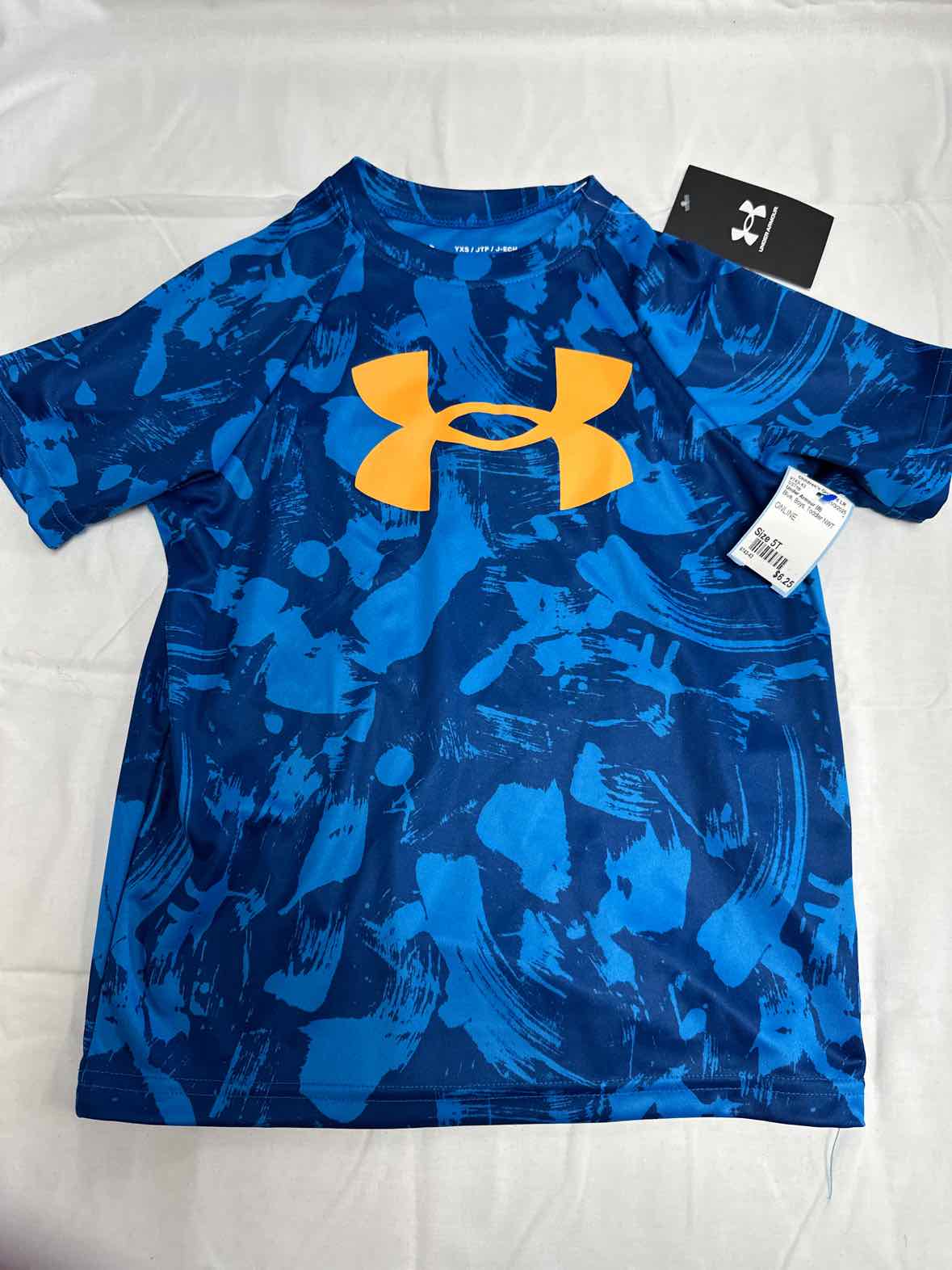 Under Armour (B) Blue Toddler Size 5T Boys SSTop