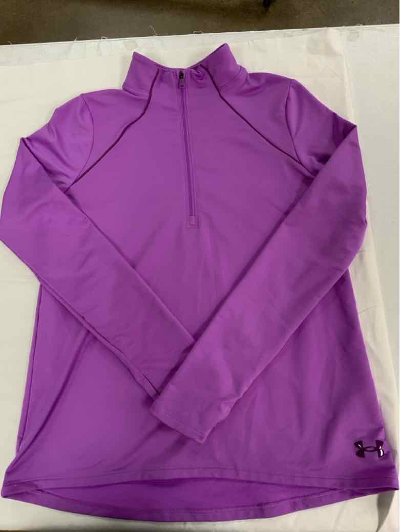 Under Armour (B) Purple Youth Size 14 Girls LSTop