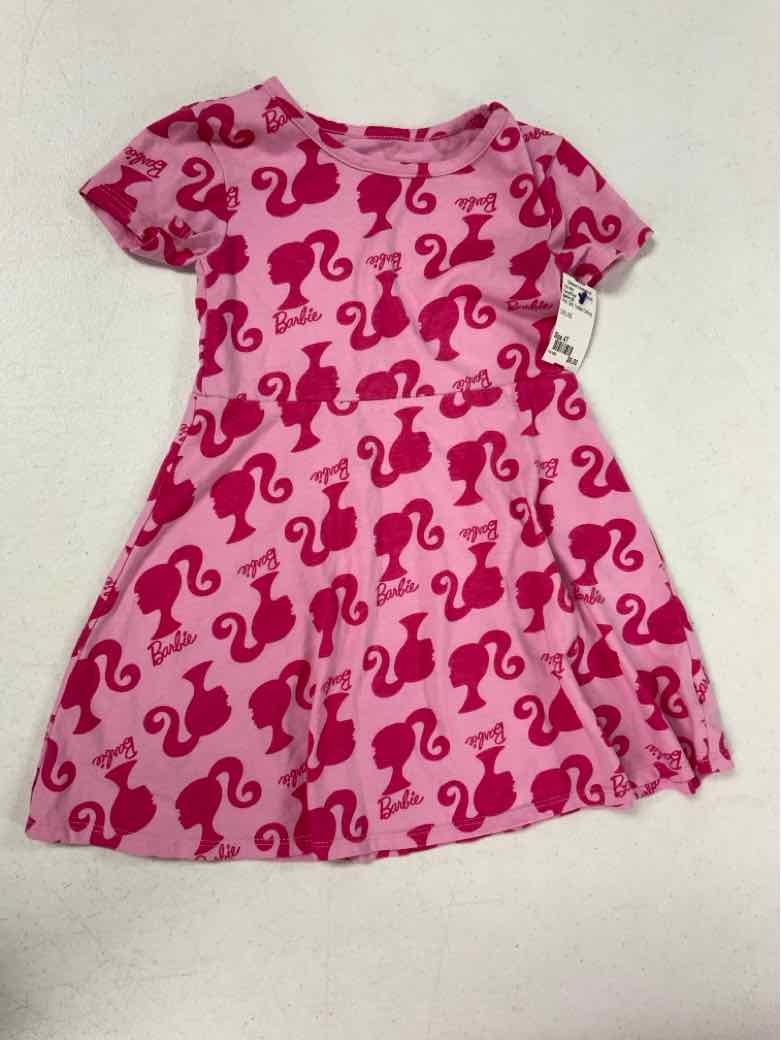 Barbie (D) Pink Toddler Size 4T Girls CasualDress