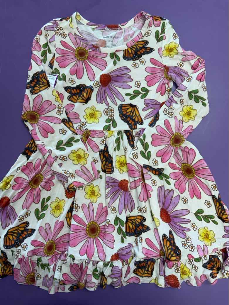 Posh Peanut (A) Pink Toddler Size 4T Girls CasualDress