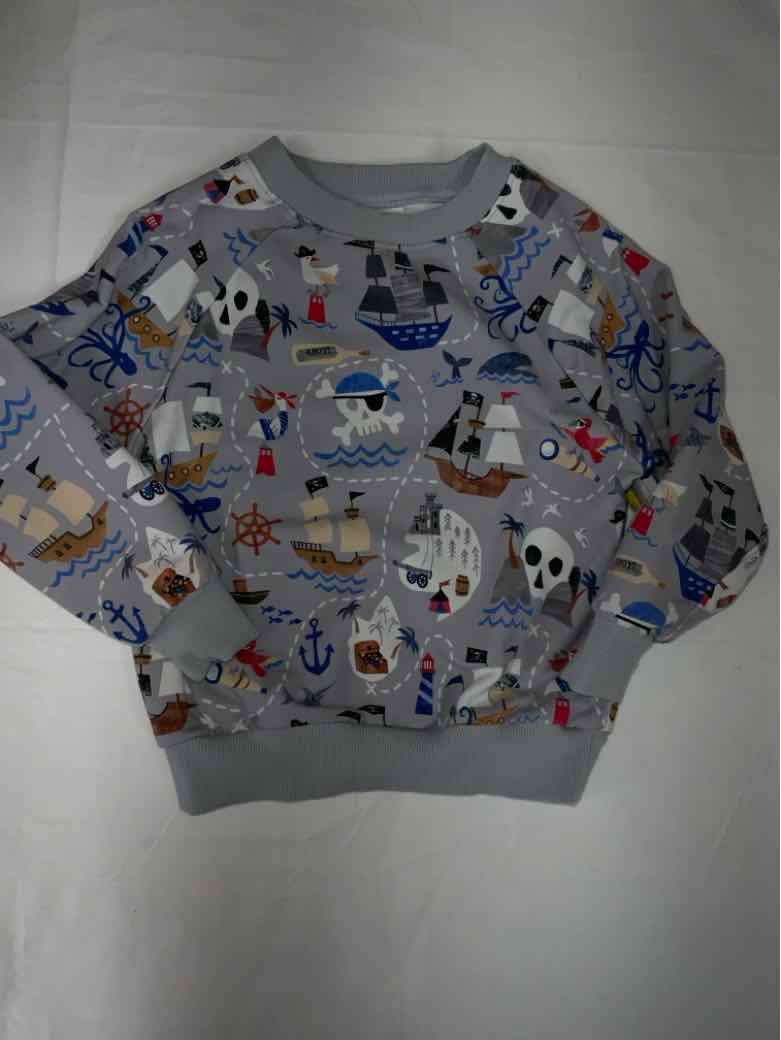 Little Sleepies (A) Gray Toddler Size 3T Boys Sweatshirt