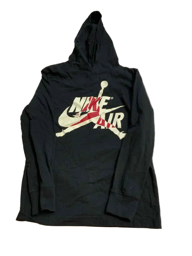 Jordan (B) Black Youth Size 12 Boys LSTop