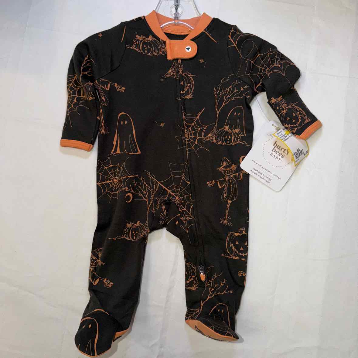 Burts Bees (C) Halloween Infant Size NB Boys 1PCSleepwear