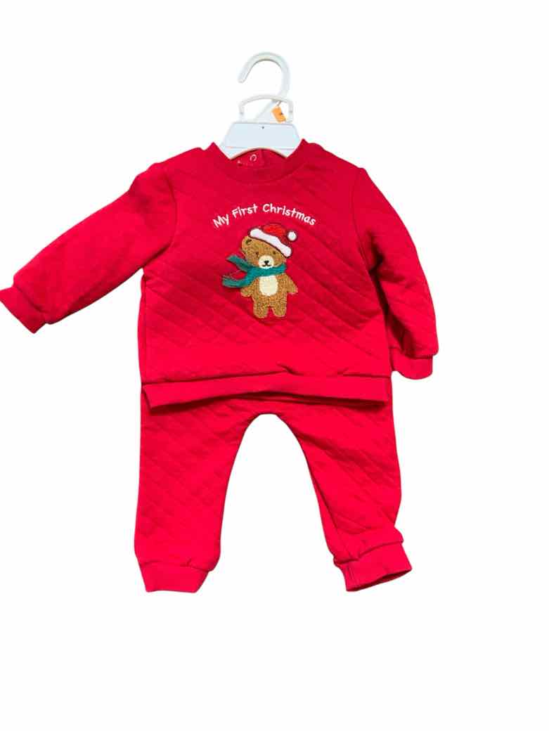 Little Me (C) Christmas Infant Size 12 MO Girls 2PC Casual