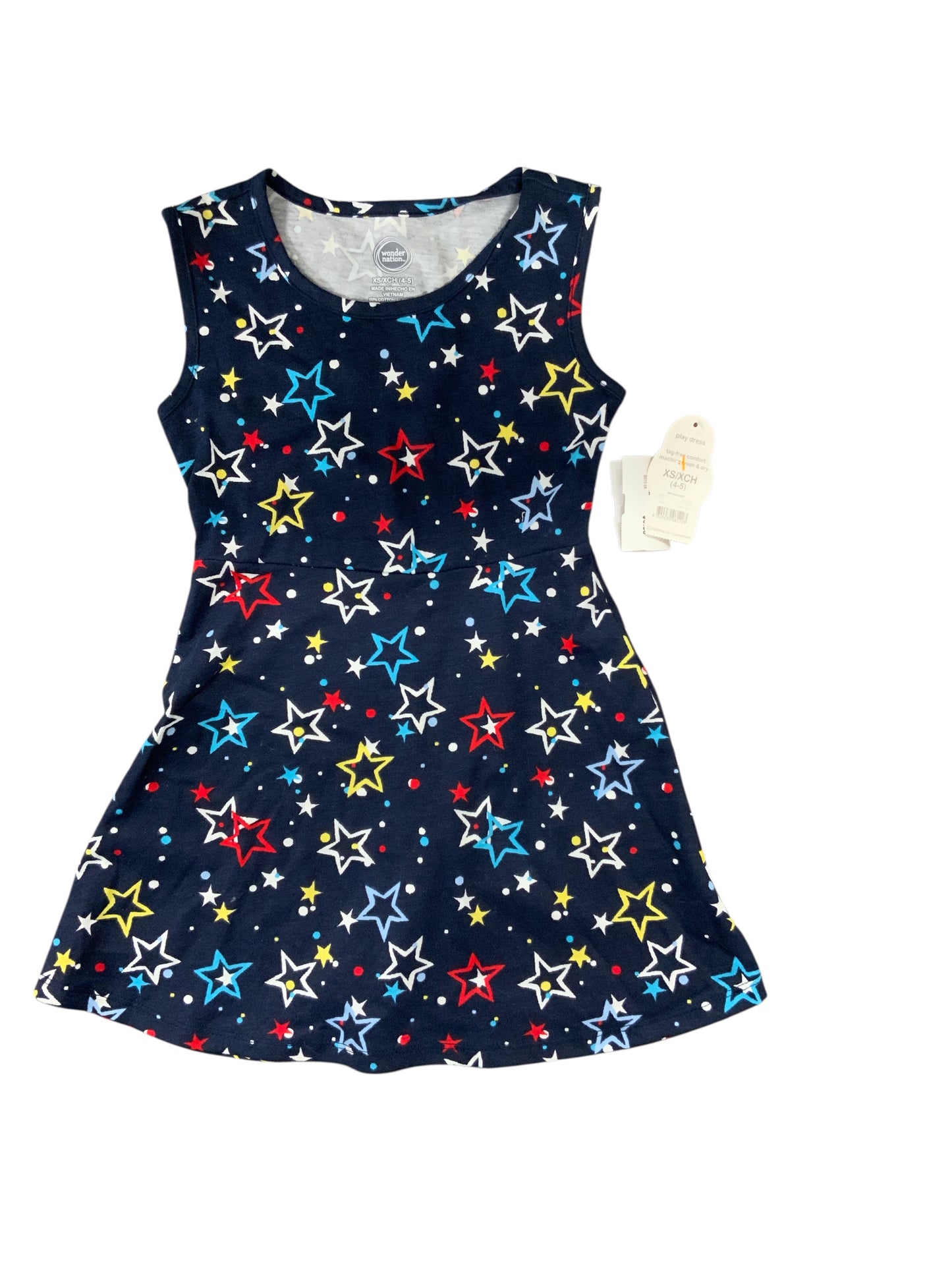 Wonder Nation (E) Blue Toddler Size 5 Girls CasualDress