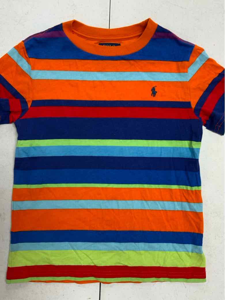 Polo Ralph Lauren (A) Orange Youth Size 7 Boys SSTop
