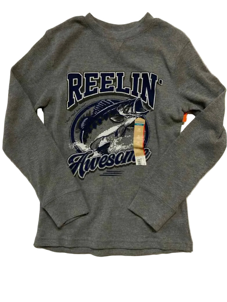 There Abouts (C) Gray Youth Size 12 Boys LSTop