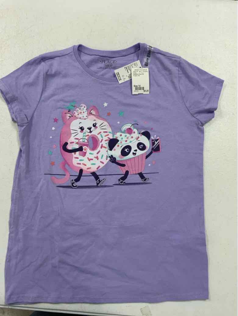 Children's Place (D) Purple Youth Size 14 Girls SSTop