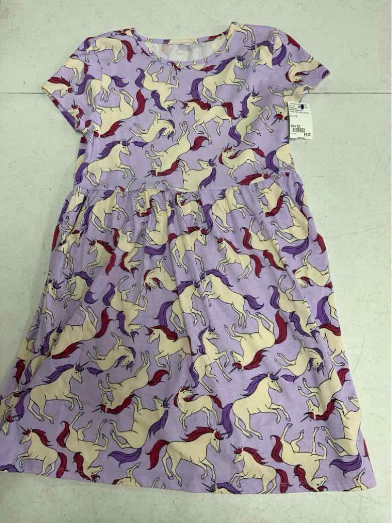 Wonder Nation (E) Purple Youth Size 12 Girls CasualDress