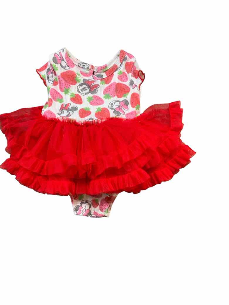 Disney Babies (C) Red Infant Size 0-3 MO Girls 1PC Casual