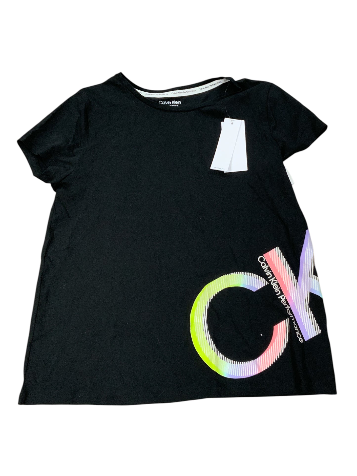 Calvin Klein (B) Black Youth Size 14 Girls SSTop
