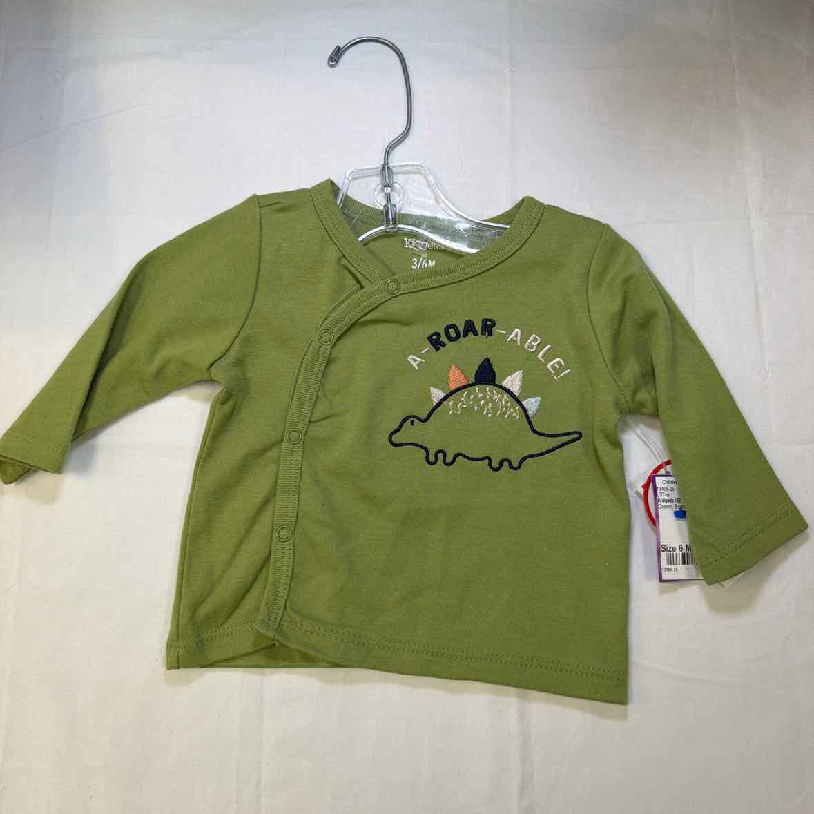Kidgets (E) Green Infant Size 6 MO Boys LSTop