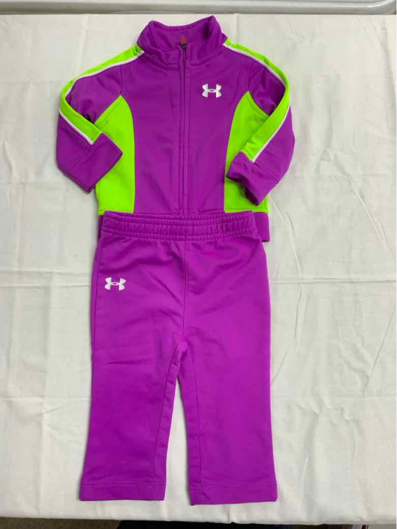 Under Armour (B) Purple Infant Size 3-6 MO Girls 2PC Casual