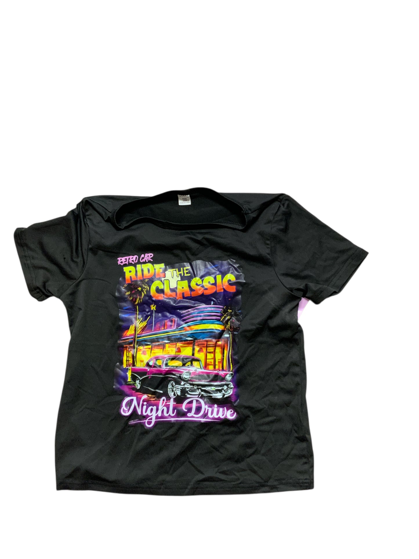 Shein (E) Black Youth Size 10 SSTop