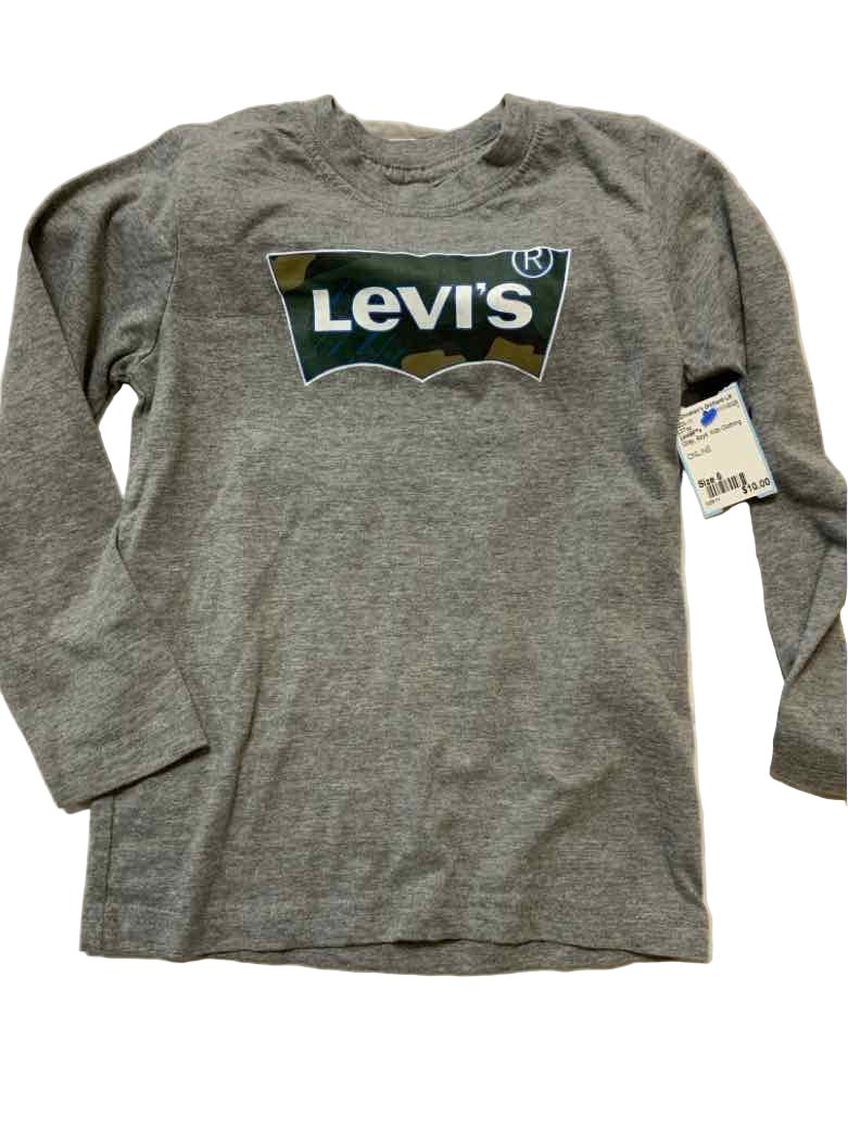 Levi’s Gray Youth Size 6 Boys LSTop