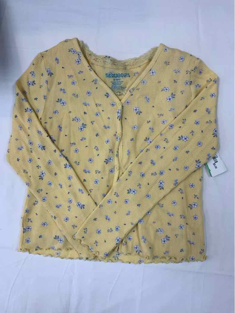 There Abouts (C) Yellow Youth Size 12 Girls LSTop