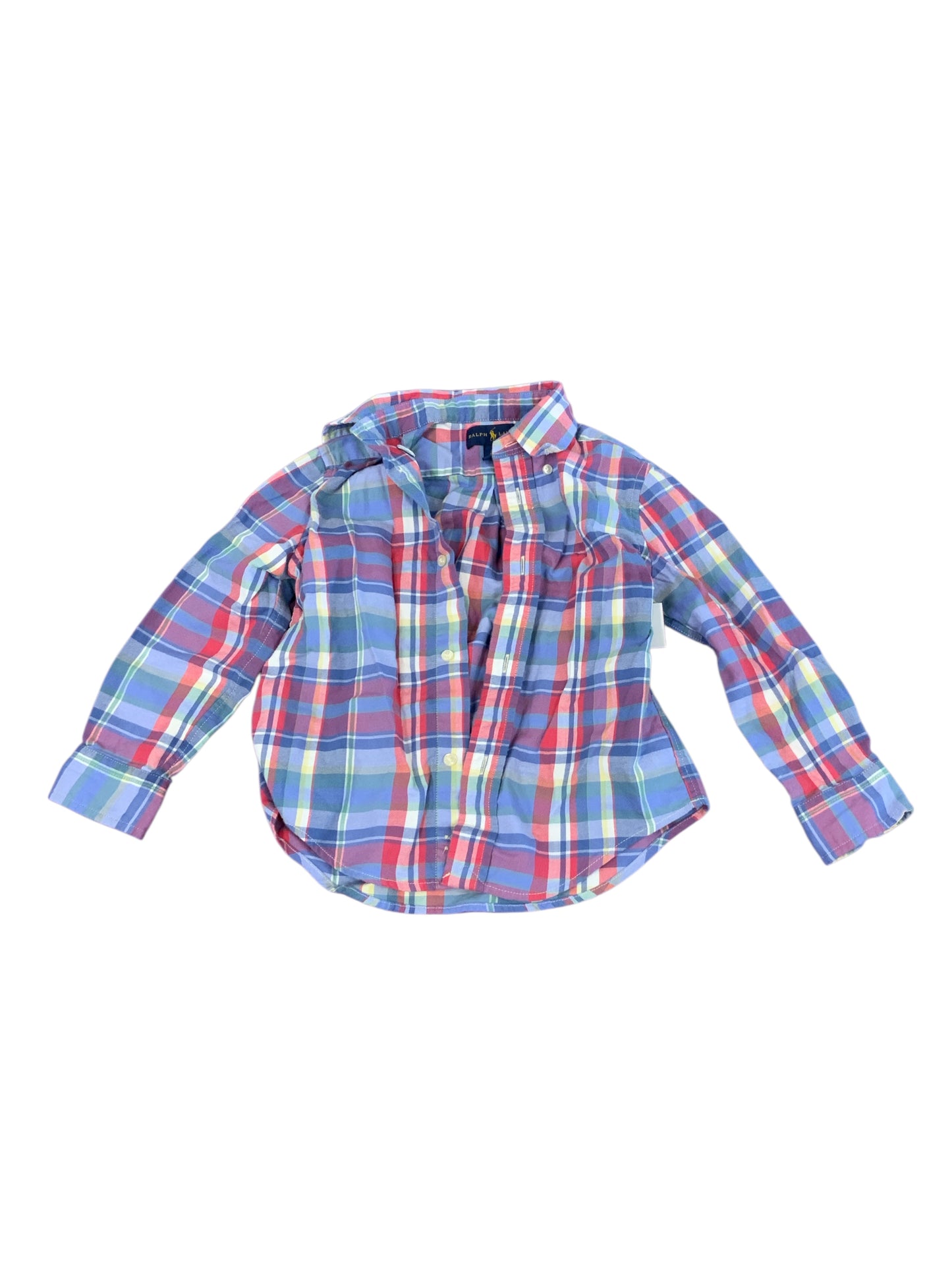 Ralph Lauren (A) Blue Toddler Size 3T Boys ButtondownLS