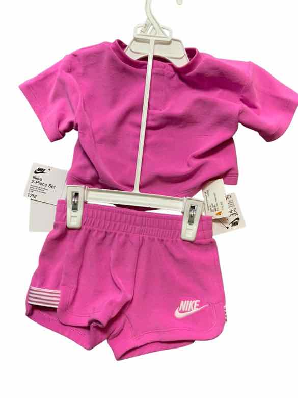 Nike (B) Pink Infant Size 12 MO Girls 2PC Casual