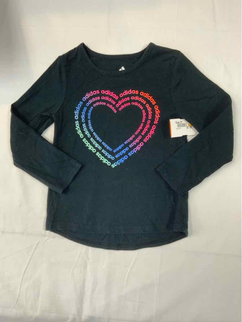 Adidas (B) Black Toddler Size 3T Girls LSTop