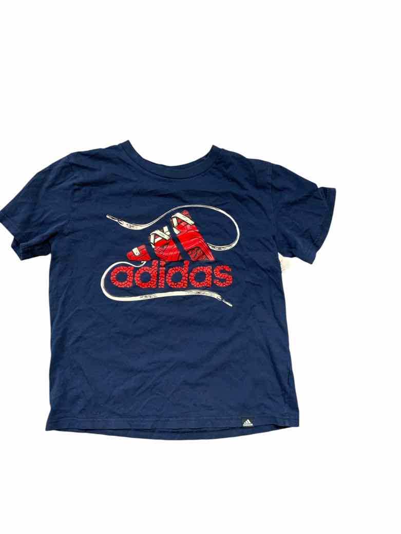Adidas (B) Navy Youth Size 12 Boys SSTop